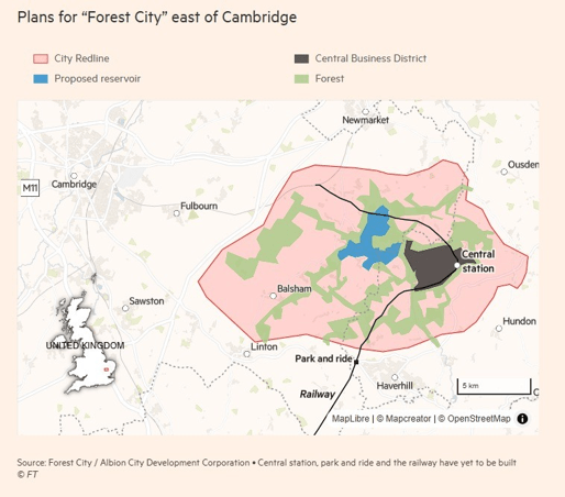 Plans for Forest City East of Cambridge